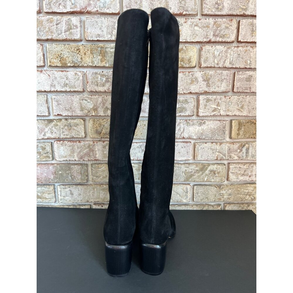 NEW Vince Maggie black suede Knee High Boots size 6.5 - Picture 7 of 12